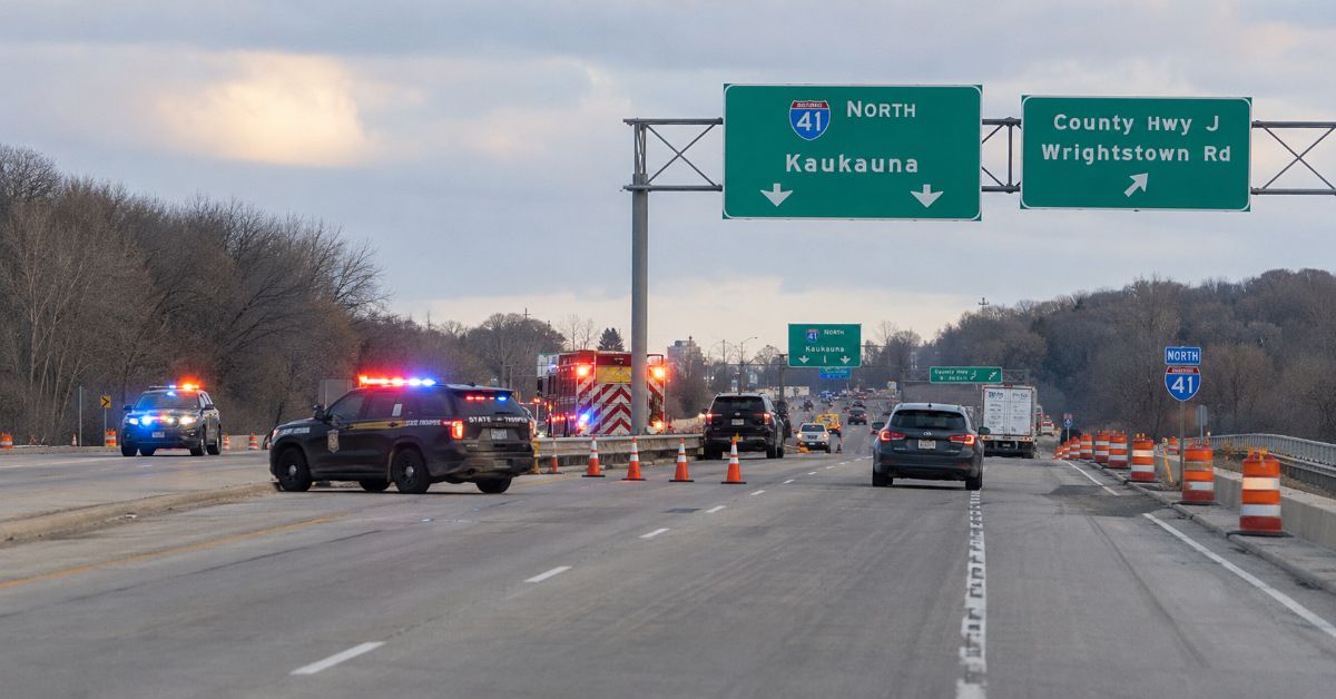 Northbound I-41 Lanes Near Kaukauna Closed Due To Crash