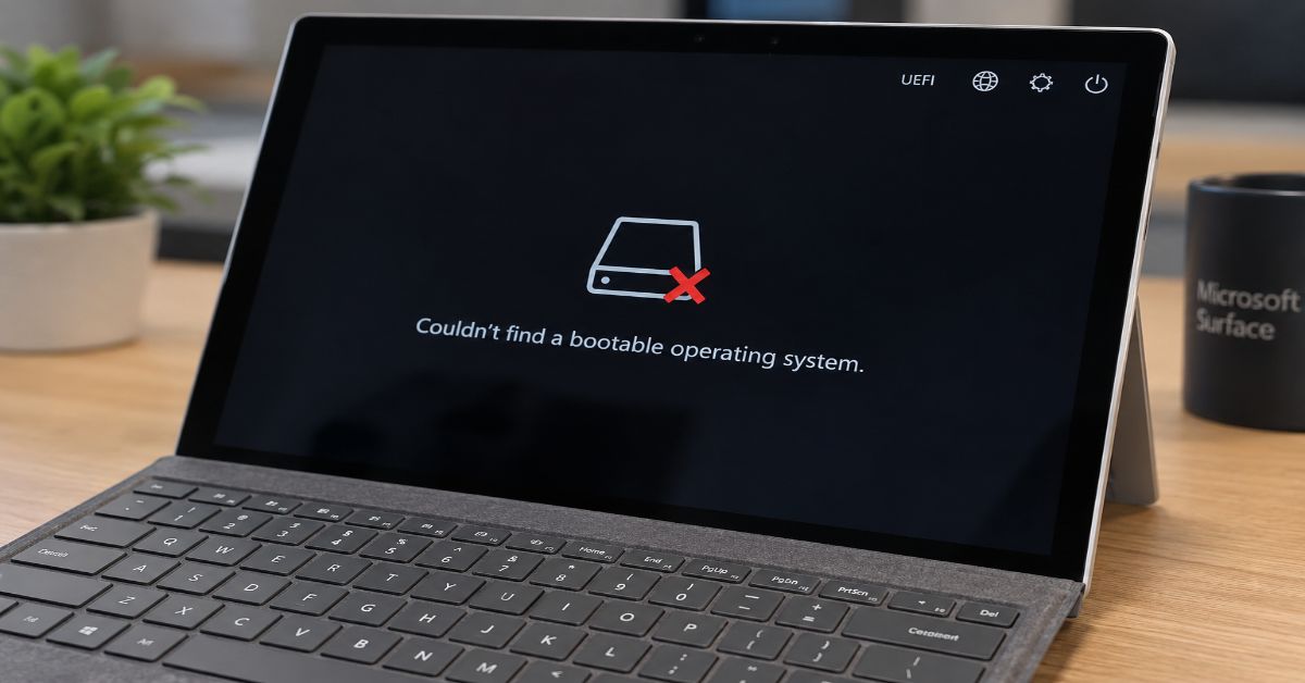 Surface UEFI Icons Top Right