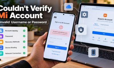 Couldn't Verify Mi Account – Invalid Username or Password